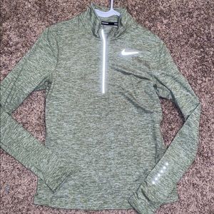 Green Quarter Zip